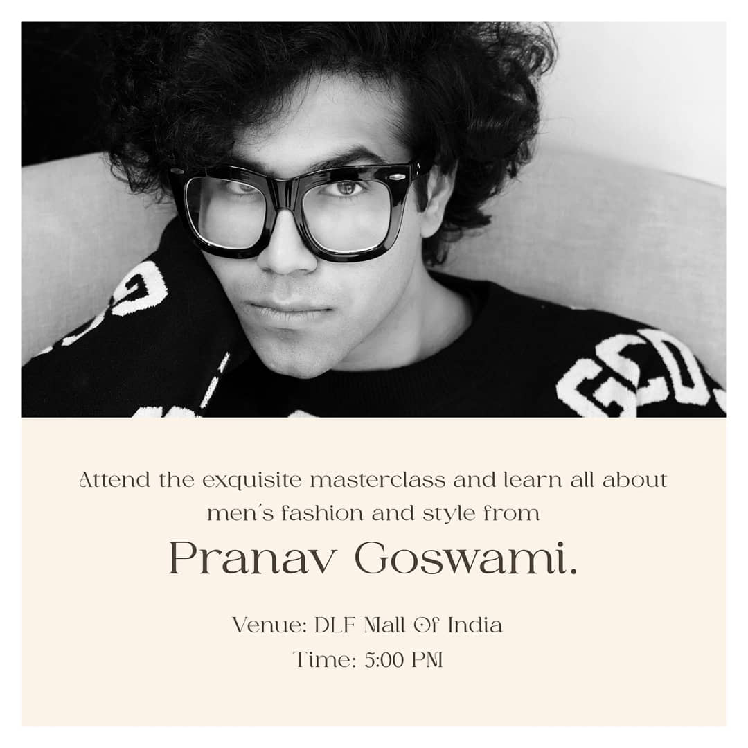 The Wedding Tales - Masterclass with Pranav Goswamy at DLF Mall of India Noida