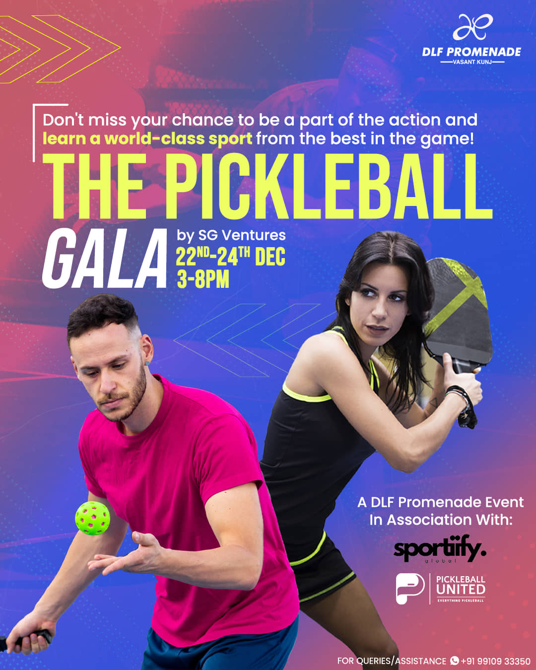 Pickleball Gala by SG Ventures at DLF Promenade