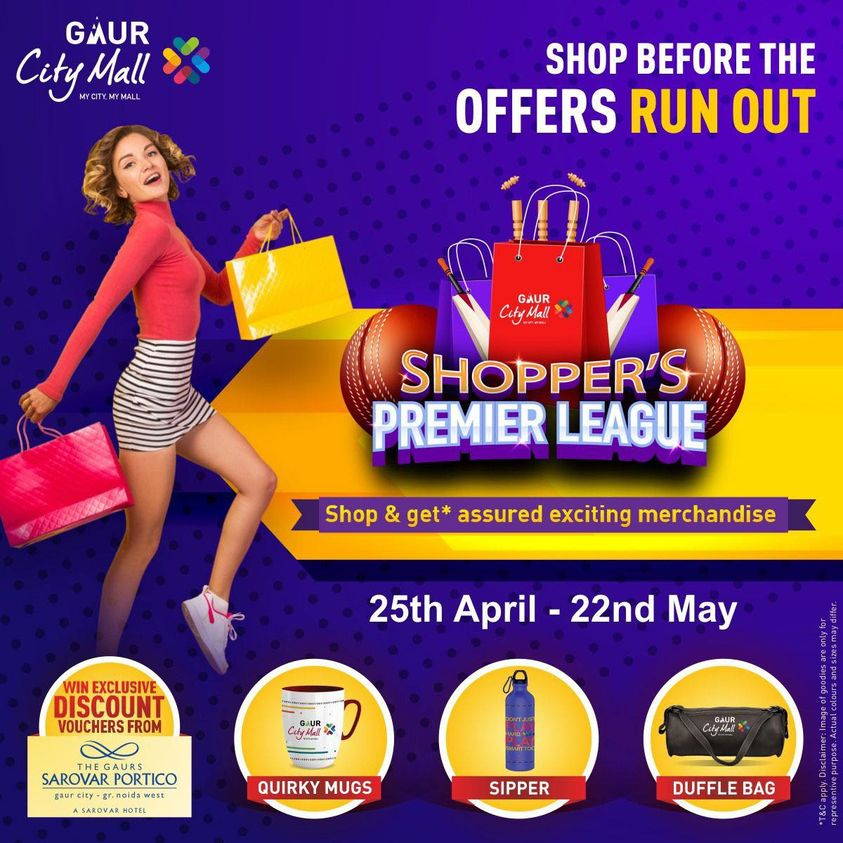 Shoppers Premier League at Gaur City Mall | Events in Delhi NCR ...