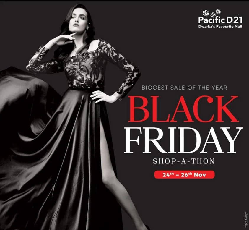 Black Friday Sale at Pacific D21 Mall Dwarka