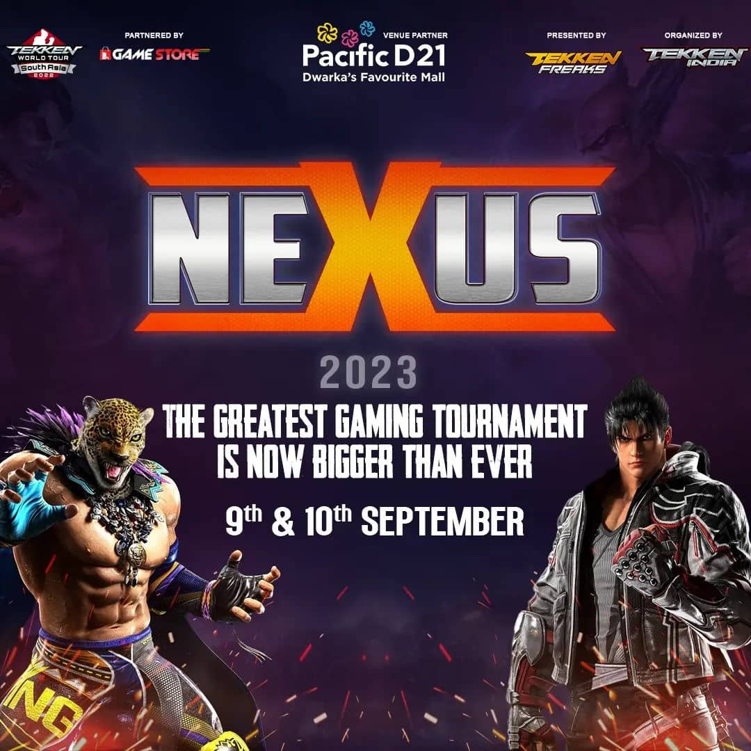 Tekken Nexus Gaming Tournament 2023 at Pacific D21 Mall Dwarka