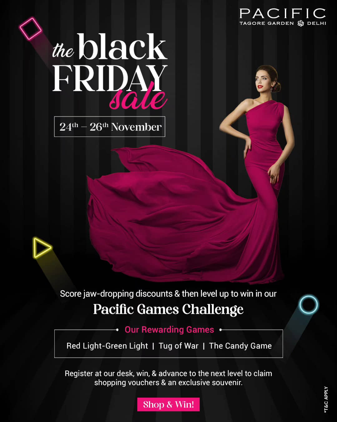 Black Friday Sale at Pacific Mall Tagore Garden