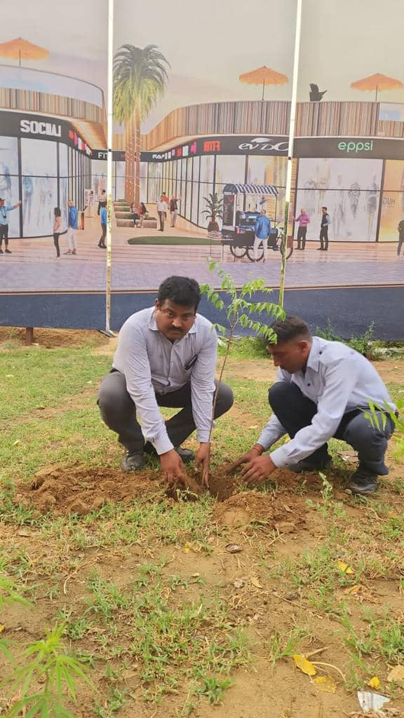 Ganga Realty organizes a plantation drive at its head office in Gurugram