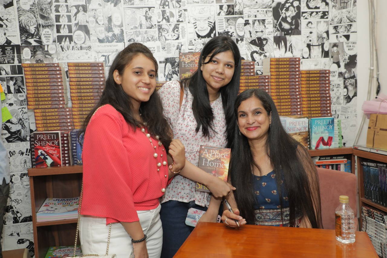 Preeti Shenoy’s recently published novel, ‘A Place Called Home’ launched at Pacific Mall NSP- Pitampura
