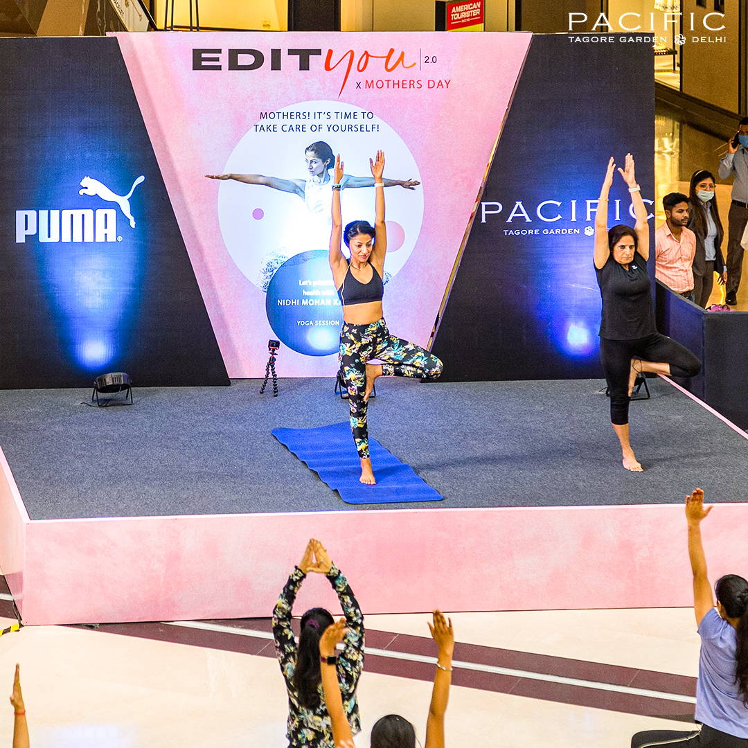 Pacific Group and Puma Collaboration to celebrate the beauty of Motherhood a yoga session | News | NCR | mallsmarket.com