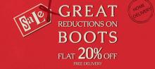 Enjoy reductions on winter boots for the first time for the loved ones of Clarks. Avail flat 20% off from January 10 onwards across all Clarks outlets.