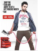 Shop for Rs.2500 and above to get a gift voucher worth Rs.500 at Flying Machine