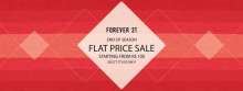 Forever 21 End of Season Flat Price Sale in New Delhi