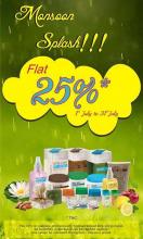 The Nature's Co Monsoon Splash, Flat 25% off* from 1 to 31 July 2013