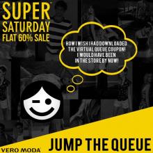 Vero Moda,  Super Saturday Sale, Flat 60% off, 8 June 2013, DLF Place Saket, 8.am onwards