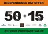 Special Independence Day offer - upto 50% off + 15% off on your purchase value on 14 and 15 August 2012 at AVE.NEU, Moments Mall, Kirti Nagar  Mothercare, DKNY, Sunglasshut, Pure Home Living, ALCOTT, BOGGI, ELC