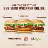 Burger King India Exclusive offer on eBay - Flat price + Whopper t-shirts