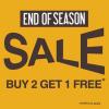 Parx End Of Season Sale - Buy 2 Get 1 Free*