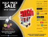 Events in New Delhi - Half Price Sale - flat 50% off on your favourite brands on 26 January 2013 at Pacific Mall Tagore Garden New Delhi