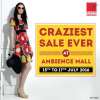 Sales in Gurgaon - Craziest Sale Ever - Flat 50% off at Ambience Mall Gurgaon from 15 to 17 july 2016