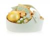 Holiday Treat- Pamper family, friends or colleagues with this white leather basket filled with Patchi's  best Chocolate assortment