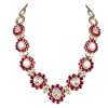 RUBY AND UNCUT DIAMOND NECKLACE