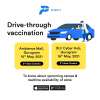 COVID-19 Drive Through Vaccination Camp at Ambience Mall Gurugram, DLF Cyber Hub Gurugram
