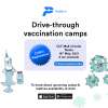 COVID-19 Drive Through Vaccination Camp at DLF Mall of India Noida